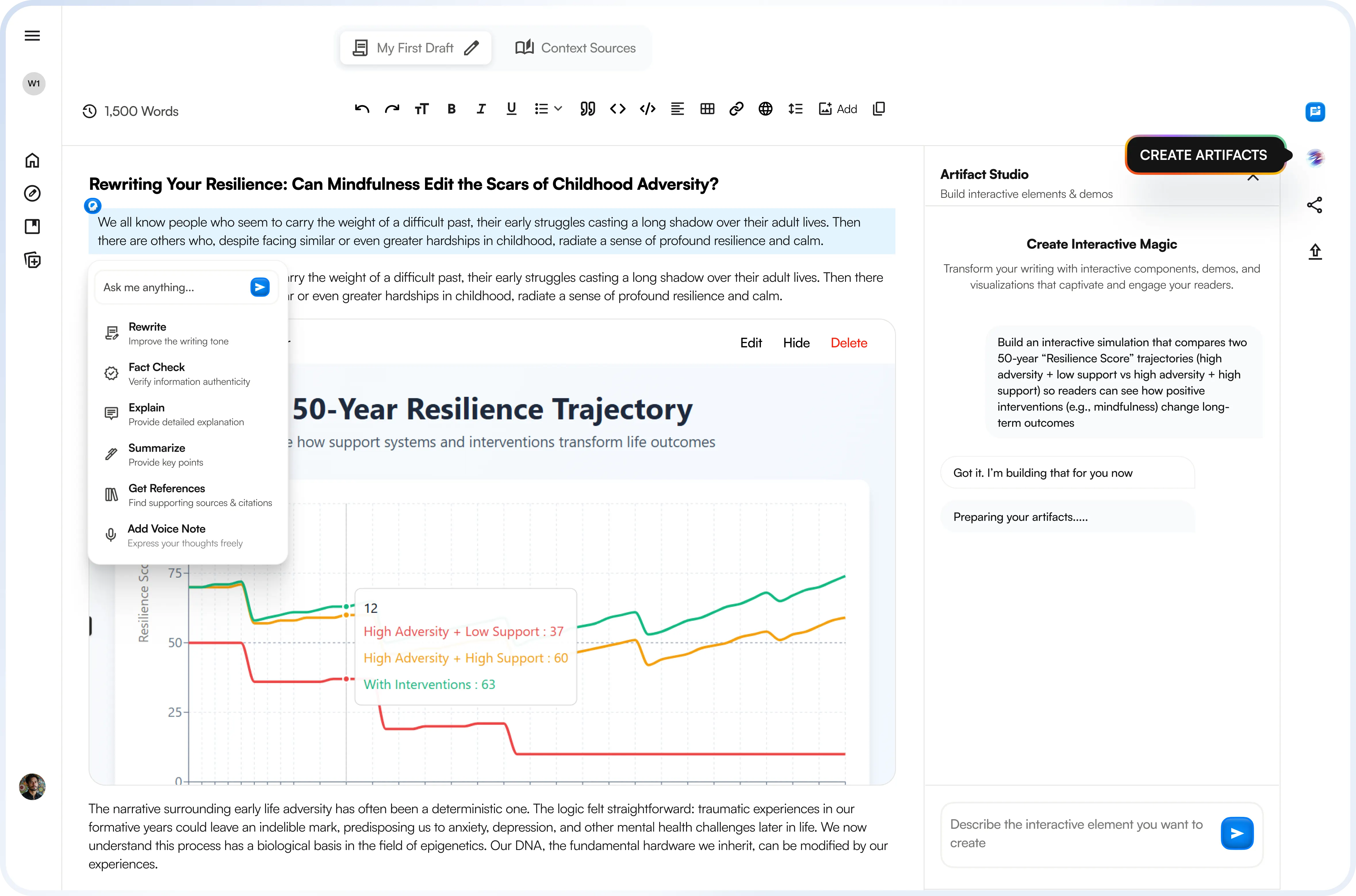 Hero section background