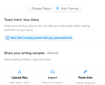 Voice to Consistency